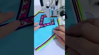 Folding strip stitching method