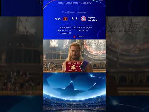 Viking 3–3 Bayern | From 2-0 Shock to Red Card Madness! ⚡️ #UCL