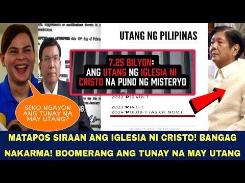 BBM NAKÁRMA! MATAPOS SIRAAN ANG INC BOOMERANG ANG UTANG!