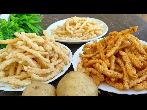 सिर्फ 10 मिनट में 2 कच्चे आलू से ढेर सारे कुरकुरे बनाएं पूरे साल स्टोर करें | Aloo ke Kurkure