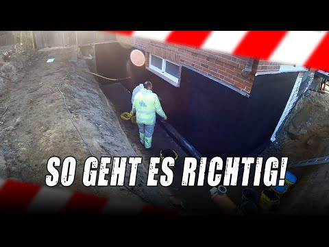 Wasser im Keller? So machst du deine Kellerwand richtig dicht! | Der Macker mit dem Bagger
