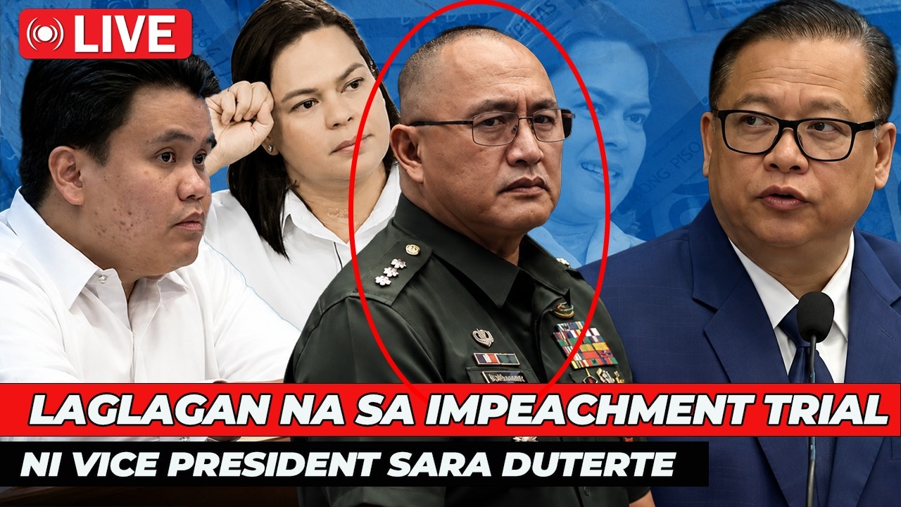 🔴Philippines Senate LIVE: Sara Duterte Impeachment Trial | P125M Cash Withdrawals Reveal | Jevara
