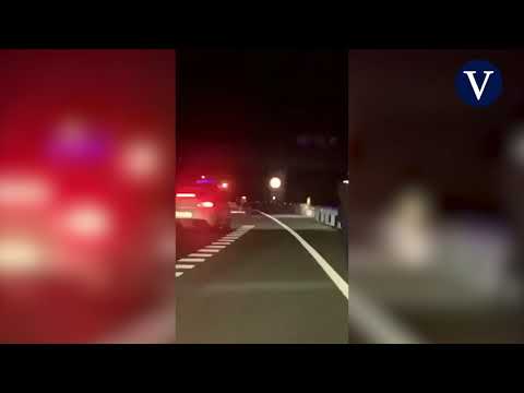 Persecución y huida del agresor del ácido