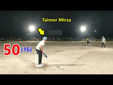 Need 50 Runs From 16 Balls | Tamour Mirza Batting | Taimoor Mirza Six | Fantastic Cricket Match Ever