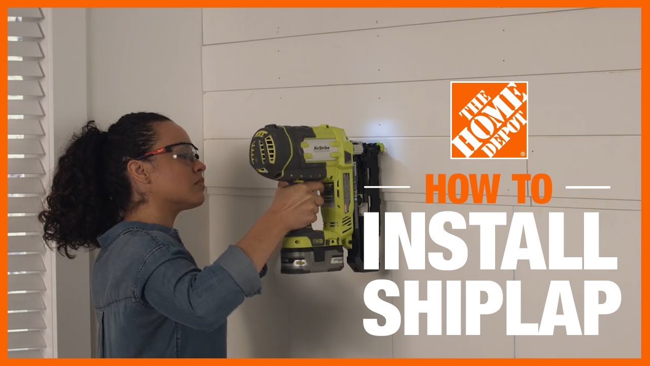 How to Install Shiplap  