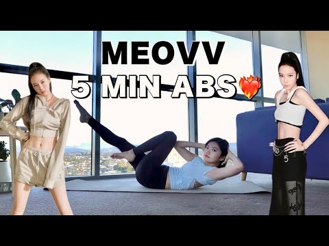 K-POPアイドルもやってる!5分集中腹筋トレでくびれ&綺麗な縦ラインを作る🔥お腹痩せトレ
