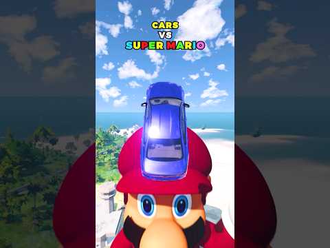 Cars VS Super Mario 🚗 | BeamNG.drive #shorts