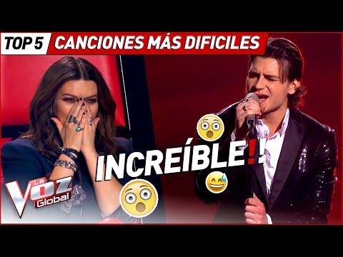 Sorprendieron a todos con estas canciones tan difíciles en La Voz