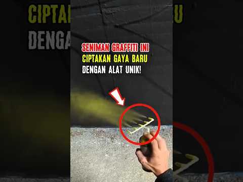 Alat Semprot Graffiti Terbaru Ini Bikin Karyanya Makin Keren! #graffiti #art #short