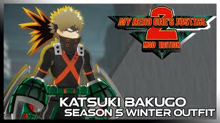 Katsuki Bakugo Season 5 Winter Outfit | My Hero One's Justice 2 Mod
