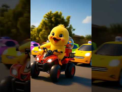 The Duck went to the supermarket to buy colorful toy balls for the girl