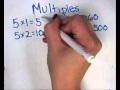 Understanding Multiples and Basic Multiplication