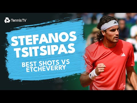 Stefanos Tsitsipas Best Shots vs Etcheverry | Monte-Carlo 2024