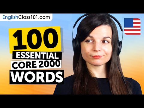 100 Core 2000 Words to Speak and Understand English Naturally
