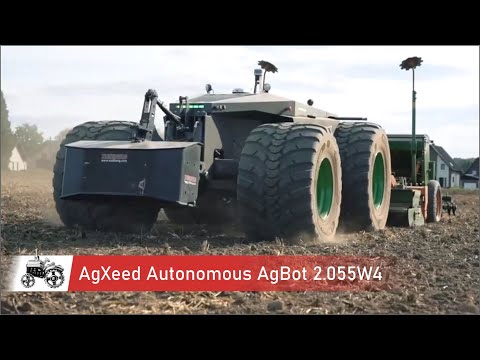 AgXeed Autonomous Wheeled Robot Tractor AgBot 2.055W4