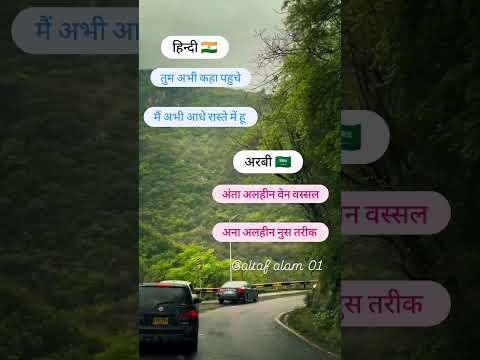 अरबी भाषा हिन्दी में बोले #viral #saudi #india #followforfollowback #shorts #short #youtube