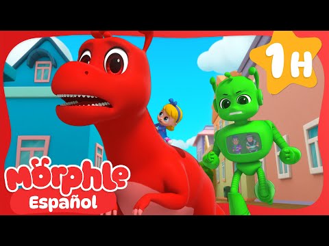 Orphle y los bandidos atacan la ciudad 😱 Caricaturas infantiles | Moonbug en Español - Morphle