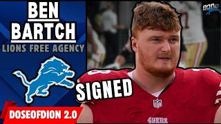 Detroit Lions SIGN OL Ben Bartch | First Look & What It Means for the Offensive Line