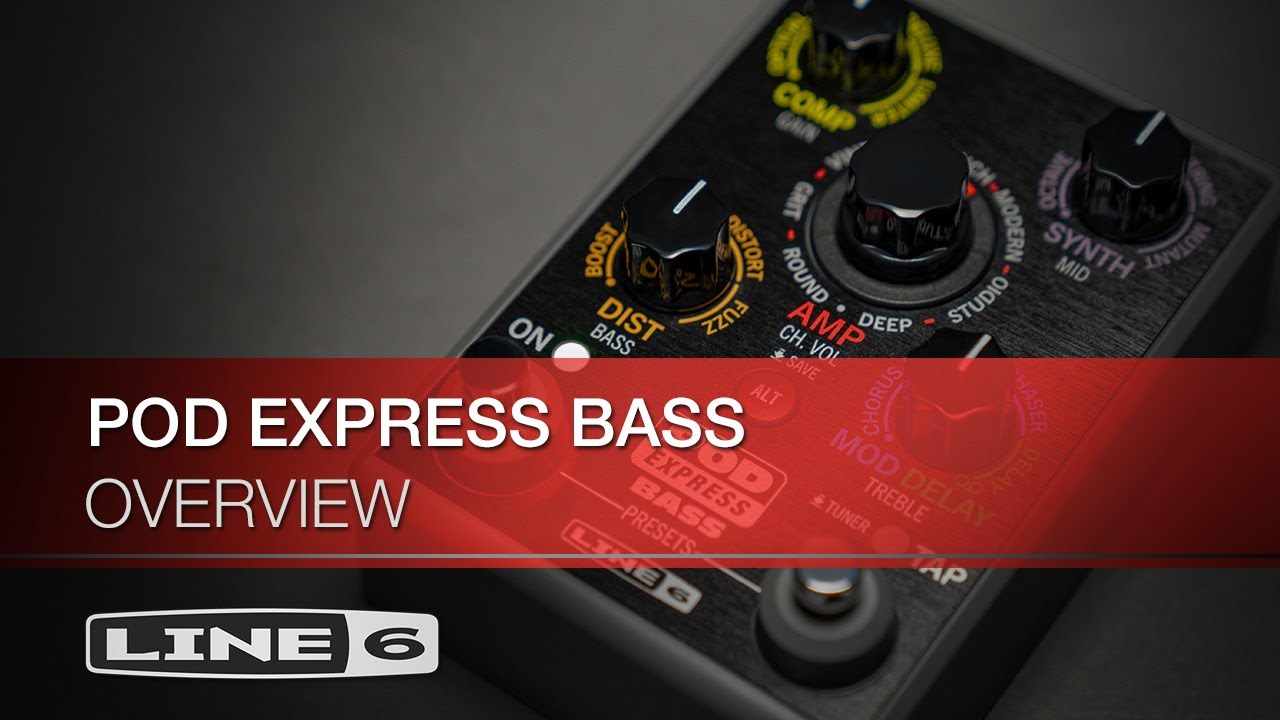 Line6 POD Express Bass - Video