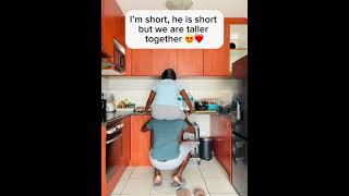 We are both short but taller together 😍❤️