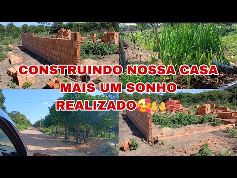 DIÁRIO DA OBRA 🙌🧱🥰ATUALIZANDO VOCÊS DA NOSSA OBRA MAIS UM SONHO REALIZANDO