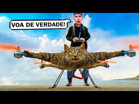 TRANSFORMANDO ANIMAIS em DRONE