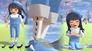 The baby was bitten by ants.👶🏻🐜 | Sad Story | Sakura School Simulator