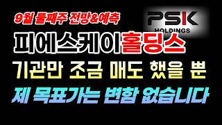 [피에스케이홀딩스 주가전망] 흔들리지 말지어다. #피에스케이 #피에스케이주가 #피에스케이주가전망