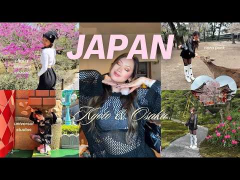 spring in JAPAN 🌸 kyoto & osaka (universal, cherry blossoms & real life mario kart)