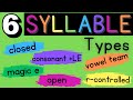 Reviewing the 6 Syllable Types
