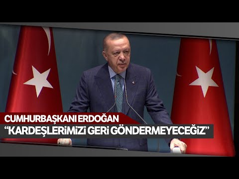 Cumhurbaşkanı Erdoğan, Suriyeli Sığınmacı Konusunda Son Noktayı Koydu; Geri Göndermeyeceğiz
