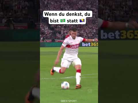 Ermedin Demirovic nimmt alle Hops und trifft für den VfB Stuttgart. #vfbstuttgart #fussball