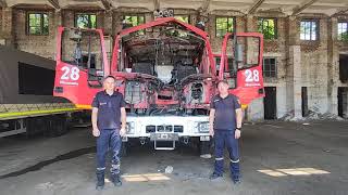 Ukrainische Feuerwehr von russischer Drohne zerstört