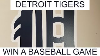 The Detroit Tigers WIN A BASEBALL GAME!!