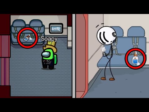 Among Us Airship Easter Eggs - References to Henry Stickmin