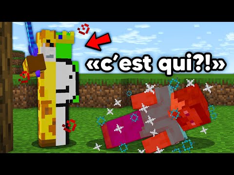 J’ai Prétendu être des YouTubers Célèbres pour les Battre sur Minecraft..