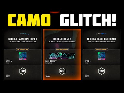 BROKEN NEBULA CAMO GLITCH on BO6 Zombies! ( CRITICAL KILL GLITCH )