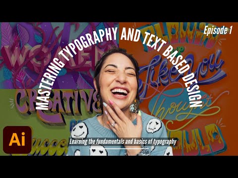 Learning the fundamentals and basics of typography in Adobe Illustrator