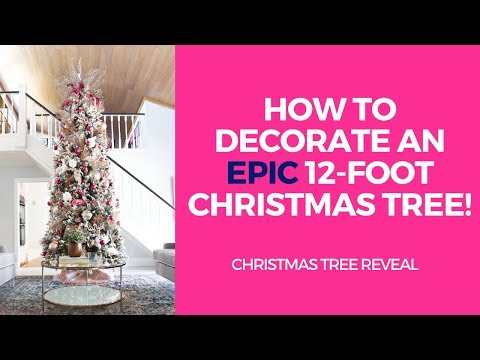DECORATE WITH ME! | How To Decorate A Christmas Tree Step By Step