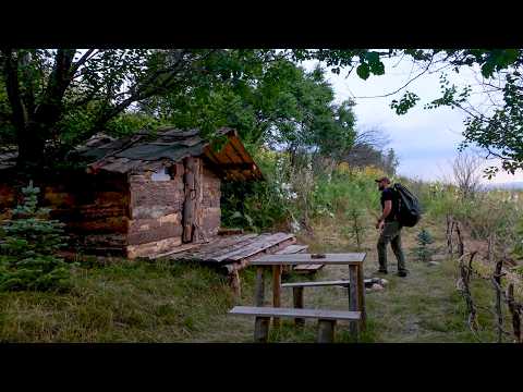 Tiny house building in the middle of nowhere, Making a window, Solo overnight