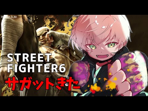 【ストリートファイター６】ルーク水着らしいのとサガットがでかいらしい【律可/ホロスターズ】
