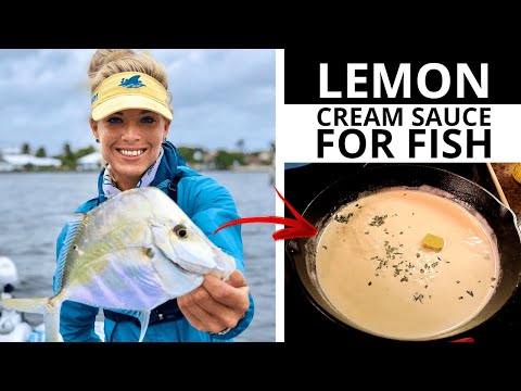 Delicious moonfish with basil garlic lemon cream sauce! video thumbnail