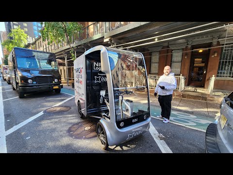 Amazing Micro E-Cargo Quads are NOW running New York City!