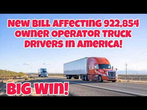 New Bill Affecting 922,854 Owner Operator Truck Drivers In America! End Of Double Brokering! 