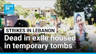 YouTube video thumbnail: In Lebanon, Temporary Cemeteries House the Dead Exiled by the war 