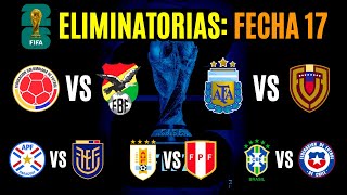 FECHA 17 Eliminatorias 2026 ¿Quiénes son los FAVORITOS para ganar?