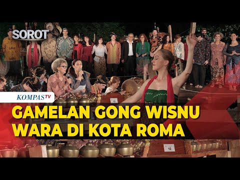 Alunan Gamelan Gong Wisnu Wara Menggema di Kota Roma