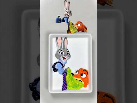 Painting Zootopia 2 → Mixing Into a New Color! Can You Guess It?(Part68)🎨#zootopia2#zootopia#zoo