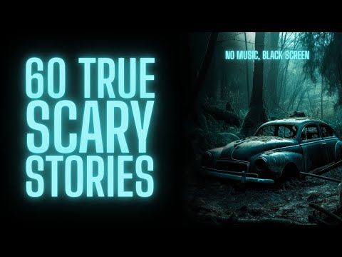 4+ HOURS of TRUE Scary Stories in the Rain with Black Screen - No Music