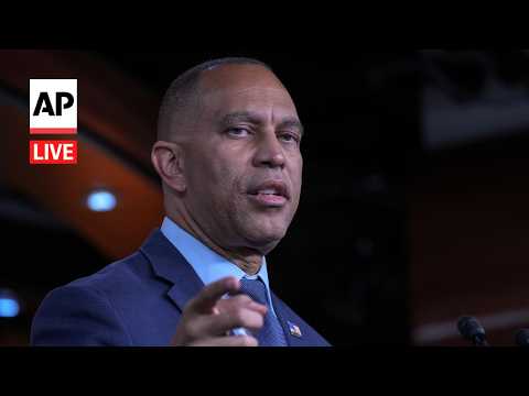 LIVE: House Democratic leader Hakeem Jeffries holds a press conference